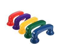 ERINGOGO 5pcs Early Educational Whisper Phones for Lightweight Plastic Hearing Training Tubes with Rounded Edges Ergonomic Design and Bright Colors for Speech Therapy and Pronunciation