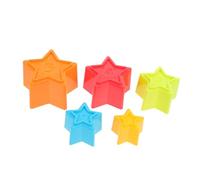 ERINGOGO 5pcs Educational Stacking Cups Colorful for Early Counting and Math Learning Safe Plastic Material for First Years Playtime
