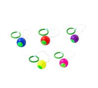 ERINGOGO 5pcs Foldable Colorful Ankle Skip Jump for Soft Ball with Thick Sponge Padding Promotes Foot Coordination and Outdoor Exercise Fun