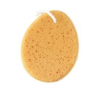 ERINGOGO 5PCS Honeycomb Bath Ball Shower Sponge Soft Oval Body Cleansing Scrubber for Exfoliating and Moisturizing Skin Durable Yellow Sponges for Bath and Shower Use
