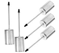 ERINGOGO 5Pcs Iron Taper Candle Holders Christmas Candle Cup Insert with Spike Festive for Holiday Table Decor and Party Ambiance
