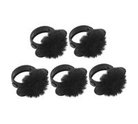 ERINGOGO 5Pcs Magnetic Lavalier Microphone Windscreen Portable Furry Wind Muff Covers for Wireless Mic Quick Attachment and Stable Mounting for Indoor Outdoor Recording