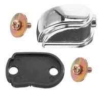 ERINGOGO 5pcs Metal Snare Drum Lugs Pointed Design for Improved Sound Performance, Black Double End Drum Lugs Suitable for Instrument Supplies and Percussion Accessories Random Color