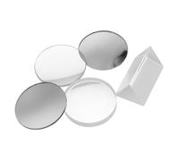 ERINGOGO 5pcs Optical Glass Lens Set Scratch-resistant Convex Concave Magnifying Lenses for Physics Laboratory Equipment Classroom Experiments Stem Teaching Kits with Multiple for Precise