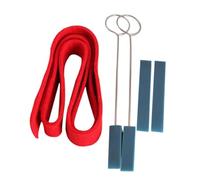 ERINGOGO 5pcs Professional Piano Tuning Fixing Kit with Rubber Temperament Strip Stainless Steel Tools for Accurate Tone and Repair