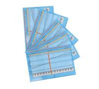 ERINGOGO 5pcs Removable Piano Keyboard Note Stickers with Colorcoded Chord Chart for Beginners Stylish Music Guides for Keys Easy to Apply and Reposition Practical Learning Supplies for