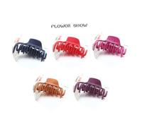 ERINGOGO 5pcs Simple Hair Claw Clips Mixed Colors Non-slip Hair Claw Clamp for Women and Styling Tool for Messy Buns and Everyday Use Random Color