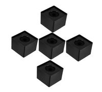 ERINGOGO 5pcs Square Microphone Logo Flags Mic Flag Station Desktop Accessories for Interviews Live Broadcasts and Podcasts