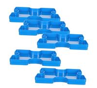 ERINGOGO 5pcs Stackable Puzzle Sorting Trays with Lids Storage Boards for Efficient Puzzle Piece Organization Space-saving Reusable Organizer for Crafting and Household Use
