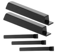 ERINGOGO 5pcs Sturdy Black Piano Keytops Replacement Plastic Keys for Piano Repair Practical Keyboard Accessories for Musicians