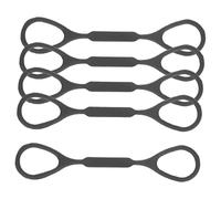 ERINGOGO 5pcs Trumpet Silicone Slide Stoppers Durable Black Tuning Stoppers for Wind Instruments Elastic and Lightweight Design Replacement for Trumpet Accessories