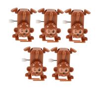 ERINGOGO 5pcs Wind Up Monkey for Clockwork Animal with Cute Design No Battery Needed Enhance Motor Skills and Logical Thinking Birthday Preschoolers