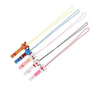 ERINGOGO 5Pcs Wooden Animal Whistle Creative Musical Instruments for Cartoon Playthings with Safe Non Toxic Material Random Style Party Favors and