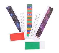 ERINGOGO 5Sets Removable Thumb Piano Stickers of Note Decals for Beginners Easy Recognition Memory Aid Safe Durable Thumb Piano