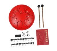ERINGOGO 6-inch Chic Lotus Drum 8-tone Carbon Steel Hand Drum with Excellent Sound Quality and Rust Resistance Includes Beat and English Manual for Music Lovers and Professional Players