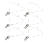 ERINGOGO 6-Pack Plastic Cheering Whistles for Kids Loud Sound Party Favors for Sports Meetings Events and Celebrations