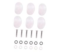 ERINGOGO 6 Pcs Guitar Tuning Peg Knobs Replacement Machine Head Buttons with Ferrules for Easy Installation Acoustic Guitars