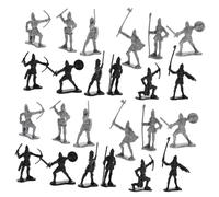 ERINGOGO 60pcs Ancient Military Soldier Figures with Detailed Sculpting High Precision Plastic and Roman Soldiers Models for Educational Historical Play and Collectors