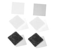 ERINGOGO 60pcs Eye Mesh Sheets for Mask Making Breathable Black and White Mesh Fabric Fursuit Costume Party Accessories Suitable for DIY Crafting