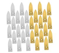 ERINGOGO 60pcs Fruit Battery Experiment Anode Set Zinc and Copper Plates for Science Learning Electrodes for Electricity Generation and Electroplating Practice