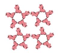 ERINGOGO 60pcs Kawaii Horse Nail Charms Resin Zodiac Animal Nail Art Decorations for DIY Manicure Unique Cute Accessories for Daily Wear and Special Occasions