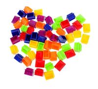 ERINGOGO 60pcs Mini Board Game House Pieces Replacement Bright Small Lightweight Chess Game Accessories for Family Play and Development and Portable