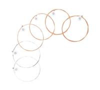 ERINGOGO 6pcs Acoustic Electric Guitar Strings Folk Guitar String Replacement Kit Professional