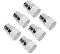 ERINGOGO 6pcs B22 to E14 Adapter Bulb Socket Adapter Anti-Burning Features for Office and Workshop Use Versatile Light Bulb Outlet Converter