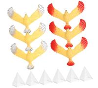 ERINGOGO 6pcs Balance Eagle Plastic Educational Gravity Playthings Lightweight Tabletop Decor for S Imaginative Play Random Color