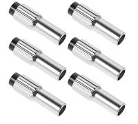 ERINGOGO 6pcs Bicycle Inline Barrel Adjuster Cable Adjuster Screws Aluminum Alloy Stable Gear Positioning Effortless Installation Cycling Accessories for Bike