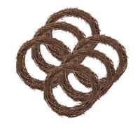 ERINGOGO 6pcs Bird Cage Swing Parakeet Perch with Premium Vine Material Bite-resistant and Wear-resistant Hanging Bird Stand for Cage Decor and Interactive Chewing Play