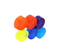 ERINGOGO 6PCS Colorful Guitar Effect Pedal Caps Slip Footswitch Toppers for Enhanced Grip Protects Guitar Pedal with Vibrant Yellow Red Purple Orange Dark Blue Light Blue Accessories for