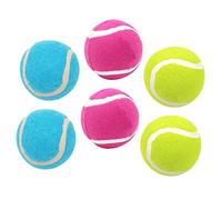 ERINGOGO 6pcs Dog Tennis Toys High Bounce Rubber Balls for Dogs Puppy Outdoor Exercise Training Pet Toys