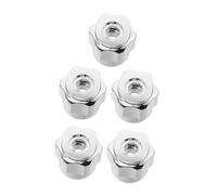 ERINGOGO 6pcs Ergonomic Hot and Cold Faucet Handles Replacement Plastic Bathtub Knobs Bathroom Valve Handwheel for Sink and Tub Installations Comfortable Grip Design