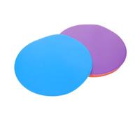 ERINGOGO 6pcs Flat Disc Markers Bright Colored Football Training Discs Non-slip Agility Spot Markers for Soccer Basketball Speed Skill Development