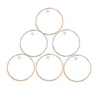 ERINGOGO 6pcs Folk Acoustic Guitar Strings Replacement Kit Wooden Guitar String Musical Supplies for Beginner Practice