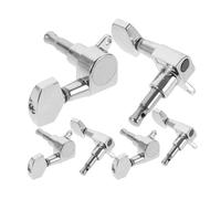 ERINGOGO 6pcs Guitar Tuning Pegs Full Closed Machine Keys Large Handle for Acoustic and Classical Guitars String Tuning Keys