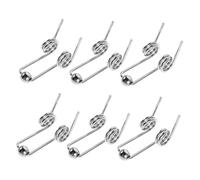 ERINGOGO 6pcs Hair Curling Spring Accessories DIY Curling Iron Springs Silver