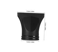 ERINGOGO 6pcs Hair Dryer Nozzle Accessories Nozzle Diffuser Tip Hair Dryer Concentrator Concentrator Attachment Universal Salon Styling Black Plastic