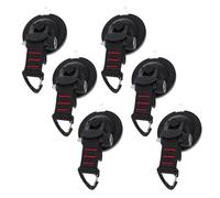 ERINGOGO 6pcs Heavy Duty Suction Cup Hooks for Rv Awning Car Boat and Camping Canopy Weather Resistant Anchors with Strong Hold for Window Tie Down Accessories