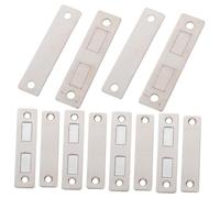 ERINGOGO 6pcs Hidden Magnetic Door Latch Stainless Steel Cabinet Magnets Dual Force Mechanical Catch for Kitchen Closet Wardrobe Versatile Invisible Closure
