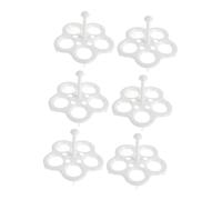 ERINGOGO 6pcs High-temperature Resistant Steam Rack for Cooking Versatile Steamer Stand for Boiling Poaching Vegetables and Seafood User-friendly Kitchen Accessory