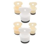 ERINGOGO 6Pcs Hot Water Bottle Stopper Replacement Sealing Plugs with Large, Medium, Small Washers, Leakproof Hot Water Bag Lid Plugs for Winter Relief