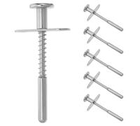 ERINGOGO 6PCS Infant Crib Spring Bolts: 3.35'' Crib Door Lock Hardware - Spring Latch Replacement Parts for Baby Bed Drawer Switch, Storage Door Latch Fitting