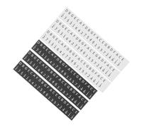 ERINGOGO 6pcs Key Kalimba Note Stickers for Beginners High Visibility Thumb Piano Labels Ultra-thin Scale Decals for Finger Training and Music Theory Learning