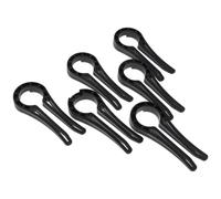 ERINGOGO 6pcs Kitchen Security Lock Black Gas Stove Knob Safety Covers Boy Girl Proofing Stove Knob Locks Prevent Touch for Gas Oven