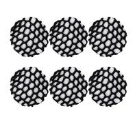 ERINGOGO 6pcs Knit Mesh Hair Nets for Ballet Buns Women Girls Dance Skating Invisible Elastic Mesh Hair Bun Maker Ponytail Holder
