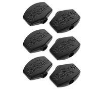 ERINGOGO 6pcs Metal Guitar Tuning Pegs with Screws Nuts Acoustic Electric Folk Guitar Tuning Knobs for Precise Sound Stable Pitch Fit Accessories for Musicians