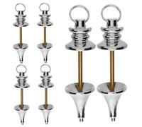 ERINGOGO 6pcs Metal Pendulum Witch Pendulum Necklace Spiritual Answers Balancing Dowsing Necklace Pendant for Divination