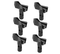 ERINGOGO 6pcs Microphone Clips for Secure Mic Holding for Ktv Stage Recording Easy to Install Mic Stand Adapters